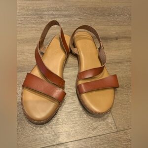 Cynthia Rowley Brown Leather Sandals